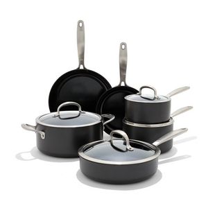 Enhanced 10pc Ceramic Nonstick Cookware Set Product Image