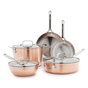 8pc Copper Clad Cookware Set Product Image