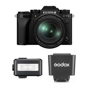 FUJIFILM X-T5 Mirrorless Camera with 16-80mm f/4 L Product Image