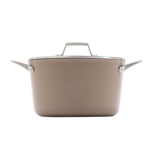 Premier Ceramic Nonstick 7qt Dutch Oven w/ Lid, Mushroom Gray Product Image