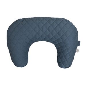 Boppy Luxe Nursing Pillow Quilted Slate Blue Product Image