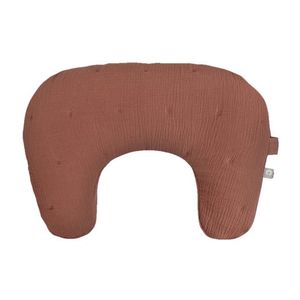 Boppy Luxe Nursing Pillow Muslin Chestnut Product Image