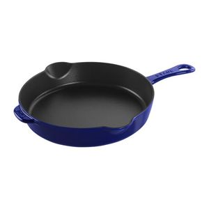 11" Cast Iron Traditional Deep Skillet Dark Blue Product Image