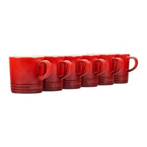 Set of 6 London Mug Set, Cerise Product Image