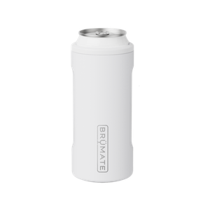 BruMate Hopsulator Slim Can Cooler Matte White Product Image