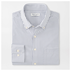 Peter Millar Hanford Performance Twill Sport Shirt Medium Classic Navy Size: Medium Product Image