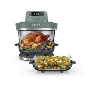Crispi Pro 6-in-1 Glass Countertop Air Fryer, Ash Gray Product Image
