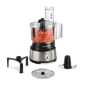 10 Cup Food Processor w/ Bowl Scraper Black & Stainless Steel Product Image