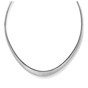 Omega Collar Necklace Silver Product Image