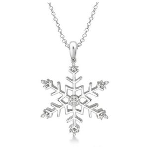 Diamond Snowflake Necklace Product Image