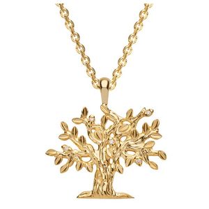Tree of Life Necklace Gold Product Image