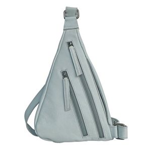 Leather Hippie Sling Bag - Small Blue Product Image