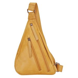 Leather Hippie Sling Bag - Small Camel Product Image