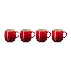 Set of 4 Heritage Mug Set Cerise Product Image